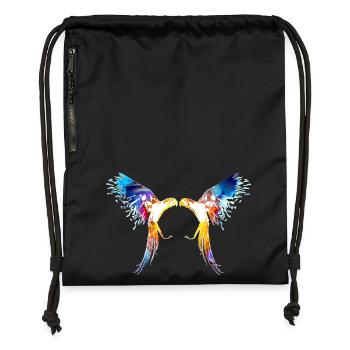 Parrot - Gymsac made from recycled material - military green - Front