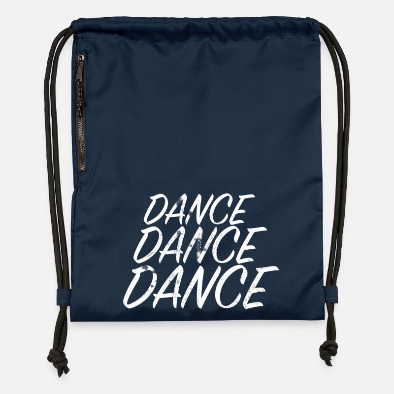 DANCE DANCE DANCE - Gymsac made from recycled material - navy