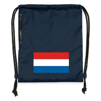 Baskenland - Turnbeutel aus Recycling-Material - Navy - Vorne