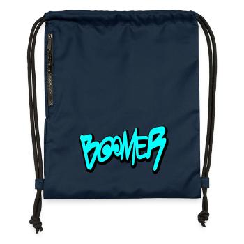 Boomer - Turnbeutel aus Recycling-Material - Navy - Vorne