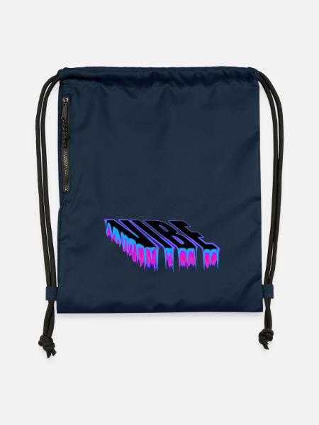 Vibe - Turnbeutel aus Recycling-Material - Navy