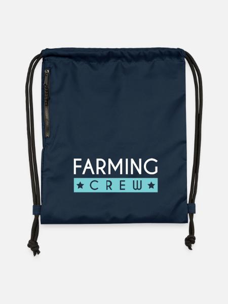 Farming Crew - Turnbeutel aus Recycling-Material - Navy