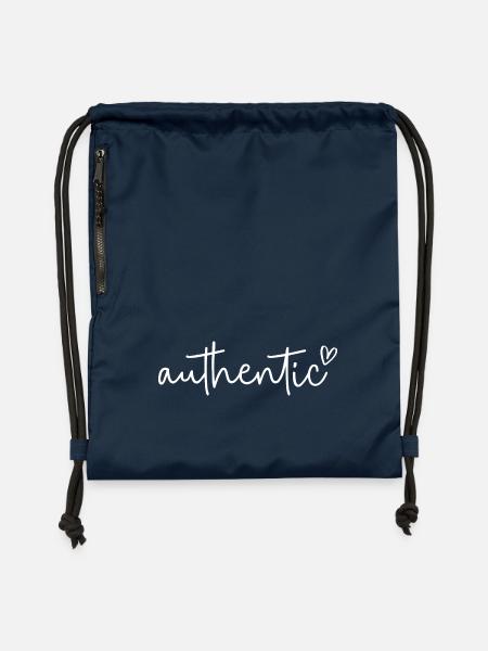 Echt - Turnbeutel aus Recycling-Material - Navy