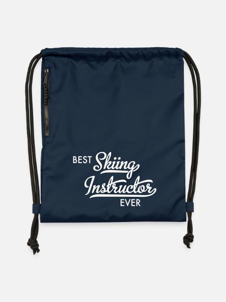 Skilehrer - Turnbeutel aus Recycling-Material - Navy