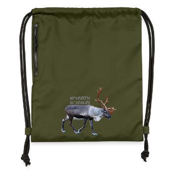 HALTI - Gymsac made from recycled material - military green - Front