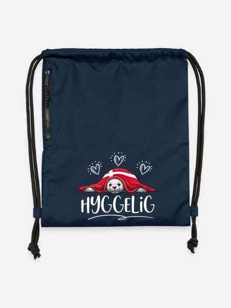 HYGGELIG - Robbe - Dänemark -w - Turnbeutel aus Recycling-Material - Navy