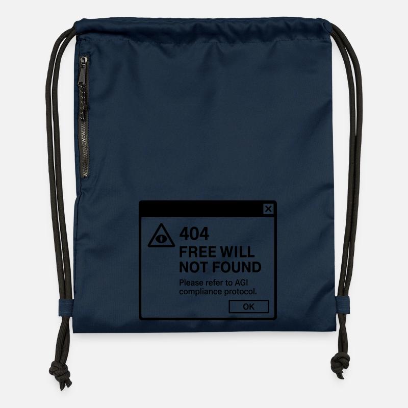 Agent du Basilic - Sac à cordon en polyester recyclé - bleu marine