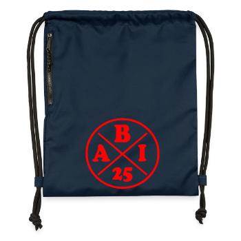 Abi 2025 - Turnbeutel aus Recycling-Material - Navy - Vorne