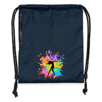 Spectrum Silhouettes - Turnbeutel aus Recycling-Material - Navy - Vorne