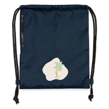 Potted plant - Gymsac made from recycled material - navy - Front