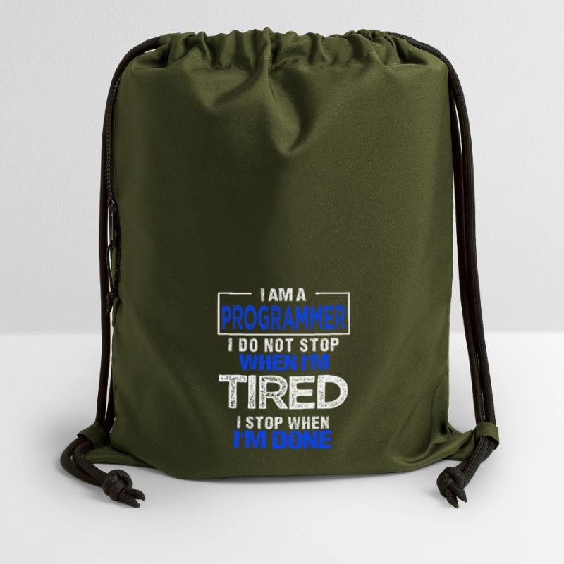 Programmer Gift Programmer Developer Gymsac made from recycled material