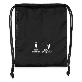 fishing - Gymsac made from recycled material - military green - Front