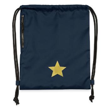 Star, Starry, Sky, Nature, Celestial - Gymsac made from recycled material - navy - Front