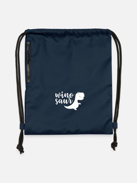 Wino Saur - Turnbeutel aus Recycling-Material - Navy