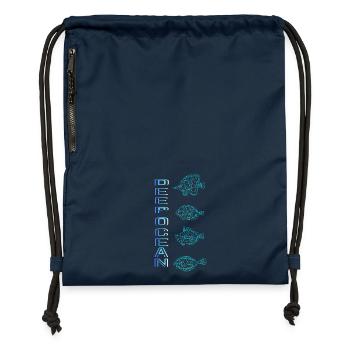 Tiefblau Deep Blue - Turnbeutel aus Recycling-Material - Navy - Vorne