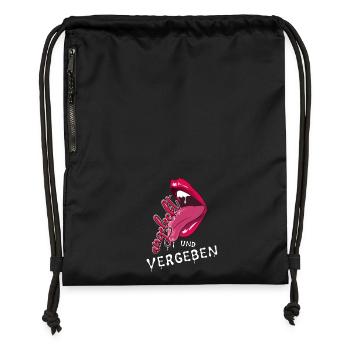 in love - Gymsac made from recycled material - military green - Front