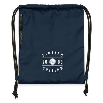 Limited Edition Est 2003 - Gymsac made from recycled material - navy - Front