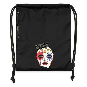 Hope thru Struggle Mask - Gymsac made from recycled material - military green - Front