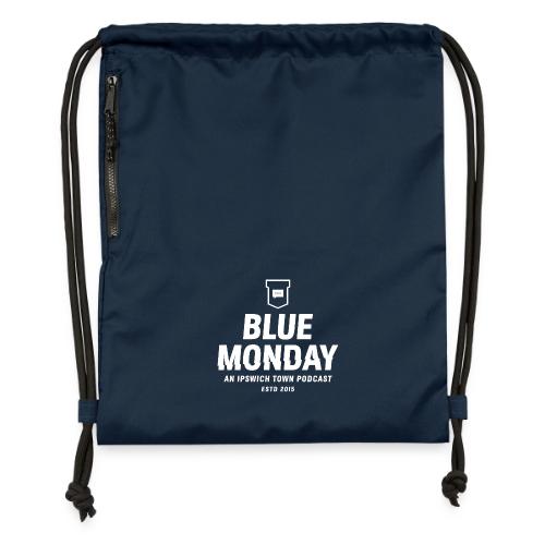 BM Full Logo White 24/25 - Gymsac made from recycled material