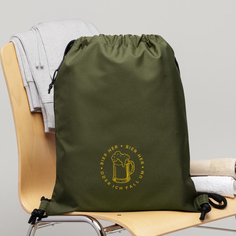 Bees here - Oder ich fall um! Gymsac made from recycled material