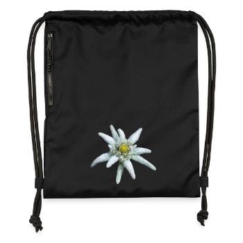 Alpen-Edelweiß - Turnbeutel aus Recycling-Material - military Green - Vorne