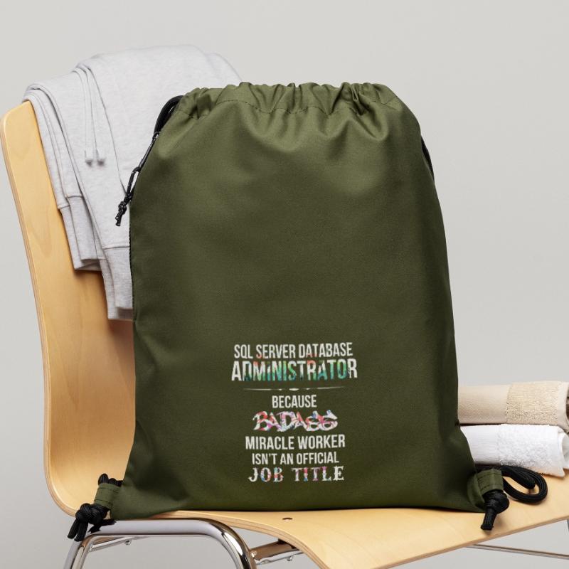 SQL Server Database Administrator - SQL Server Gymsac made from recycled material