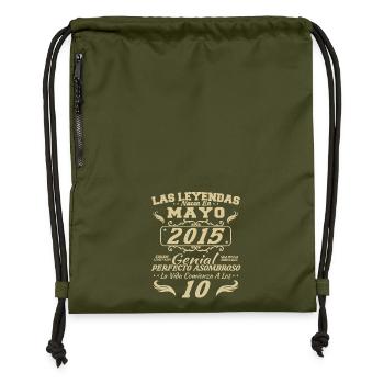 Mai 2015 Vintage Cadeau d’anniversaire - Sac à cordon en polyester recyclé - military green - Devant