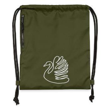 swan - Gymsac made from recycled material - military green - Front