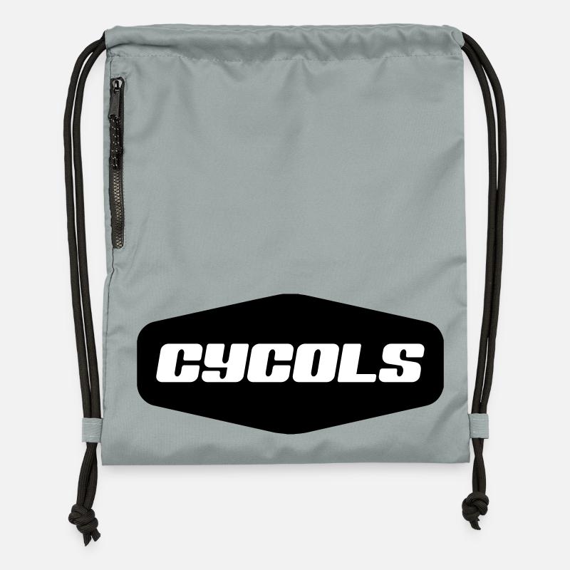 C Y C O L S - Sac à cordon en polyester recyclé - gris fer délavé