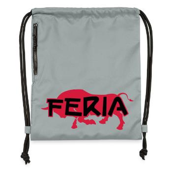 Feria - Sac à cordon en polyester recyclé - gris fer délavé - Devant