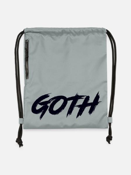 Goth - Turnbeutel aus Recycling-Material - Steingrau mineral wash