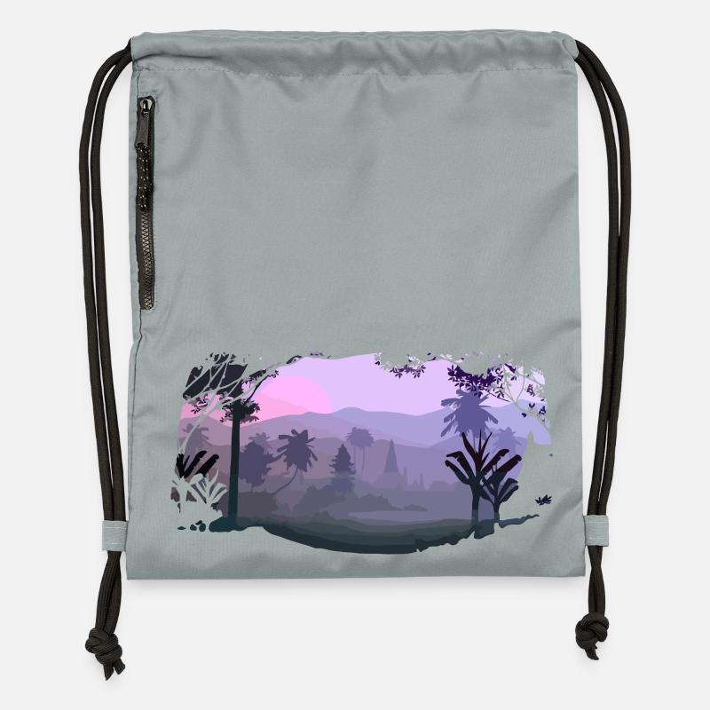 landscape - Gymsac made from recycled material - mineral charcoal grey