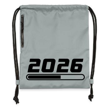 2026 Loading - Gymsac made from recycled material - mineral charcoal grey - Front