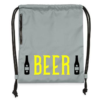 Beer - Gymsac made from recycled material - mineral charcoal grey - Front