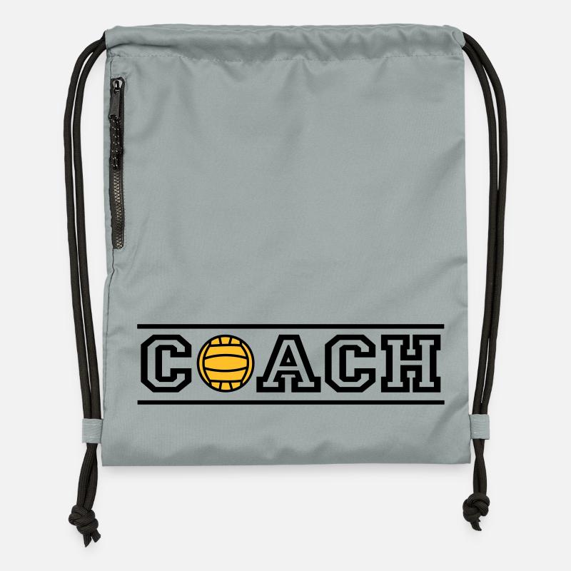 Coach - Sac à cordon en polyester recyclé - gris fer délavé