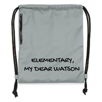 Cinema - Quotes - Film - Citations - Zitat - Humor - Gymsac made from recycled material - mineral charcoal grey - Front