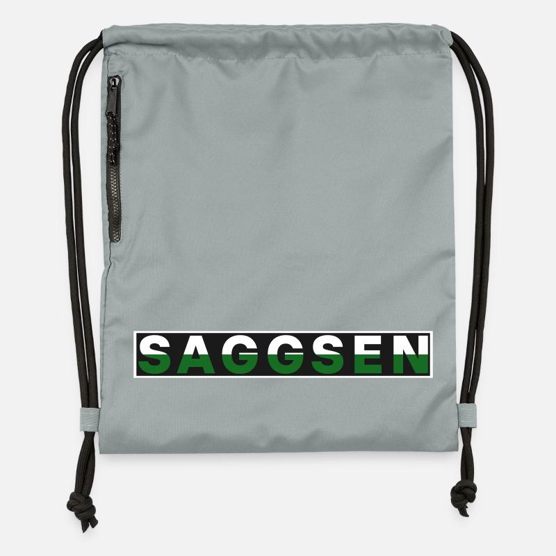Saxony / Saggsen - Gymsac made from recycled material - mineral charcoal grey