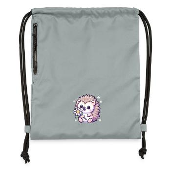 Hérisson Cindy - Sac à cordon en polyester recyclé - gris fer délavé - Devant