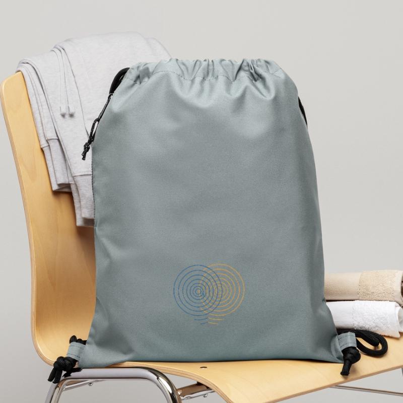Concentric Interference – Physics Design Gymsac made from recycled material