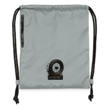 Pneu de VTT de descente - Sac à cordon en polyester recyclé - gris fer délavé - Devant