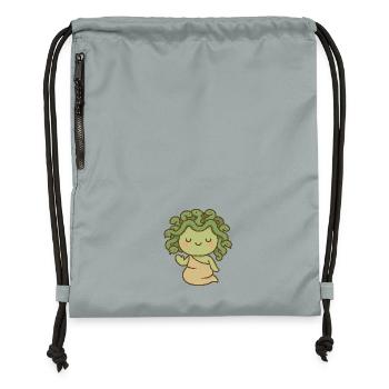 Mythologische Kawaii-Quallen - Turnbeutel aus Recycling-Material - Steingrau mineral wash - Vorne
