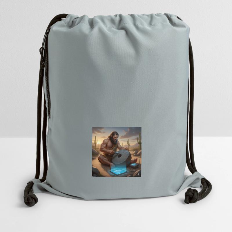 Caveman Tech Support - The First Tutorial Gymsac made from recycled material