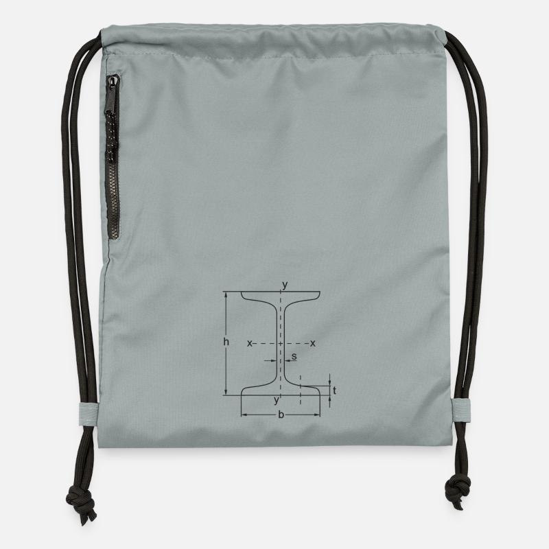 IPN - Gymsac made from recycled material - mineral charcoal grey