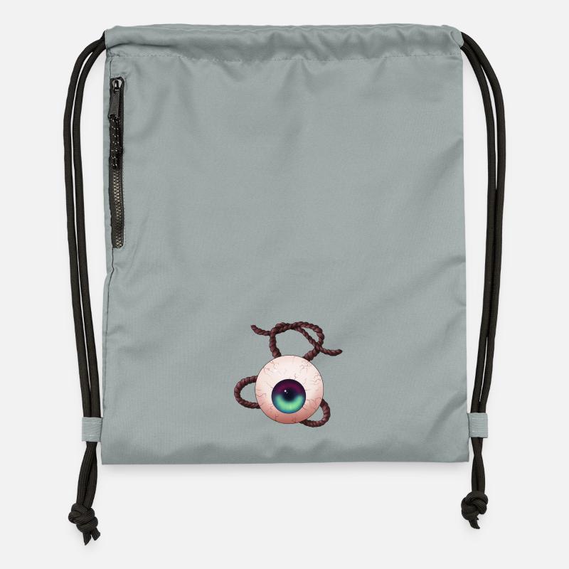 Eyeball - Sac à cordon en polyester recyclé - gris fer délavé