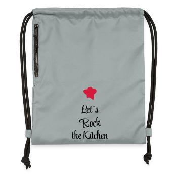 cooking - Gymsac made from recycled material - mineral charcoal grey - Front