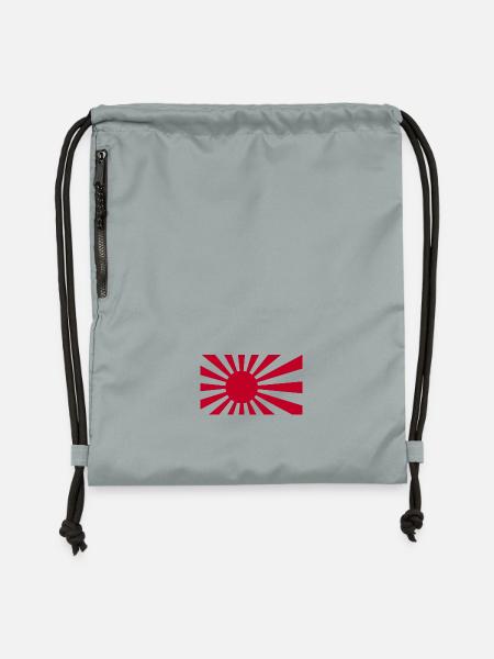 Rising Sun - Turnbeutel aus Recycling-Material - Steingrau mineral wash