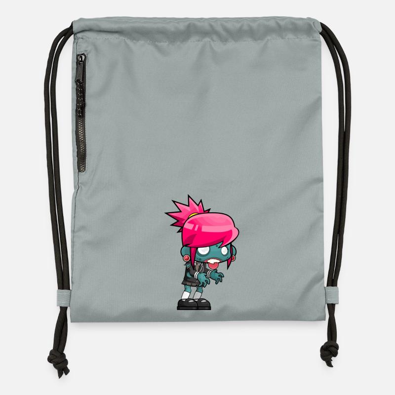 zombie - Gymsac made from recycled material - mineral charcoal grey