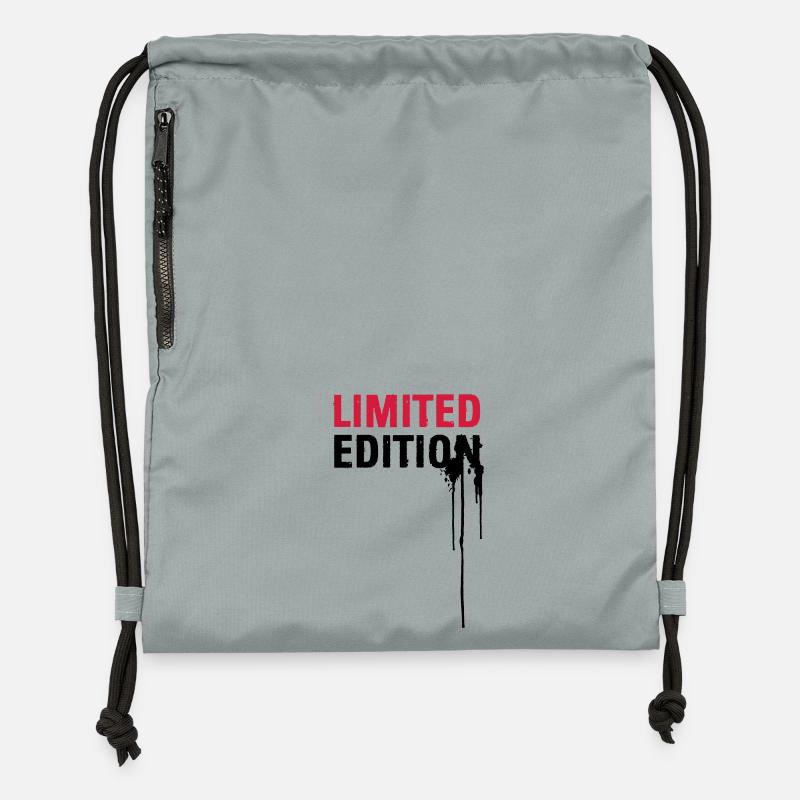 Limited Edition - Gymsac made from recycled material - mineral charcoal grey