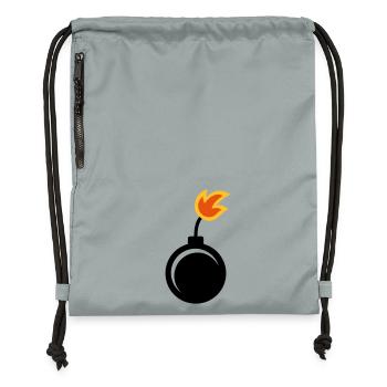 Bomb - Gymsac made from recycled material - mineral charcoal grey - Front