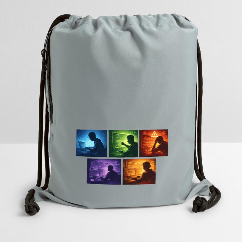 Multi-Screen Code Shadow Gymsac made from recycled material